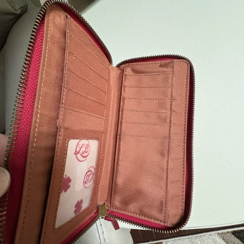 Red Leather Wallet - Picture 4 of 5